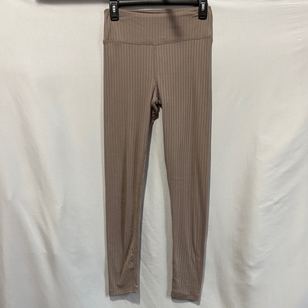 Bluenotes Taupe Ribbed Skinny Pants